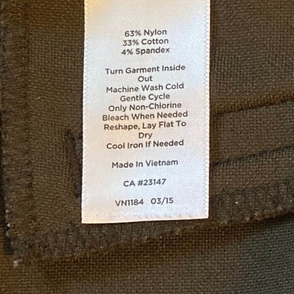 Talbots Dalton Equestrian Jodhpur Cropped Riding Pants Olive Green Size 6 - Picture 6 of 6